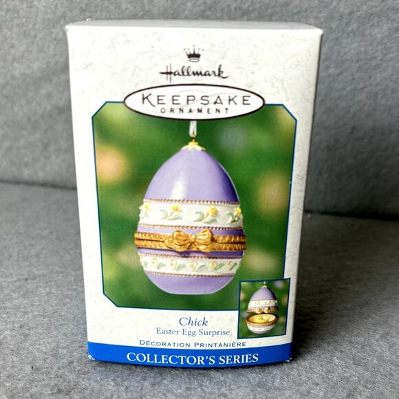 Hallmark Chick Easter Egg Keepsake Decorating Ornament Spring Collectible 2001 - Picture 1 of 2
